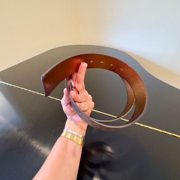 NWT Authentic Luxury Minimalist Michael Kors Monogram Belt - Picture 10 of 17